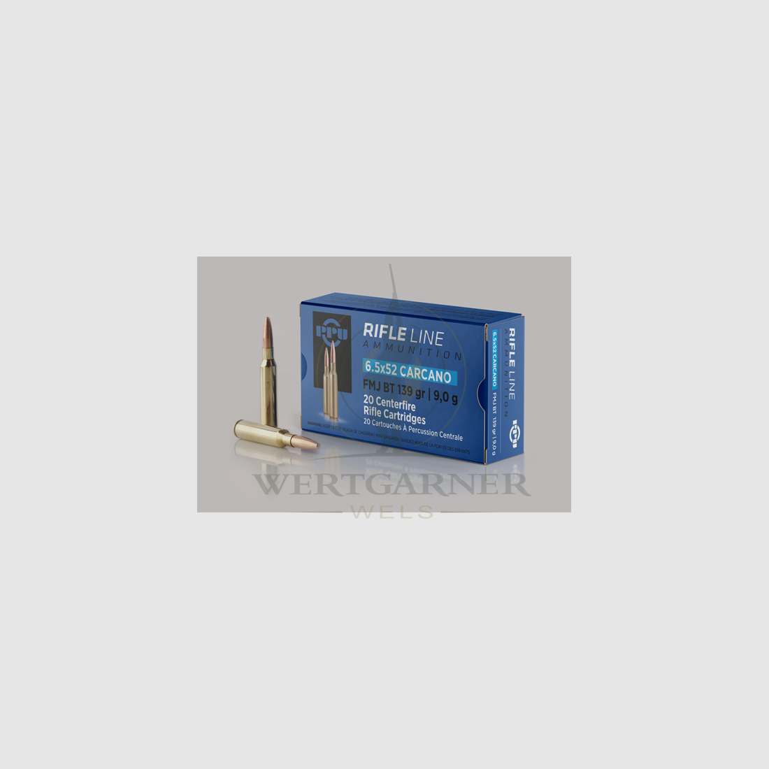 PPU 6.5x52 Carcano 139gr FMJ BT
