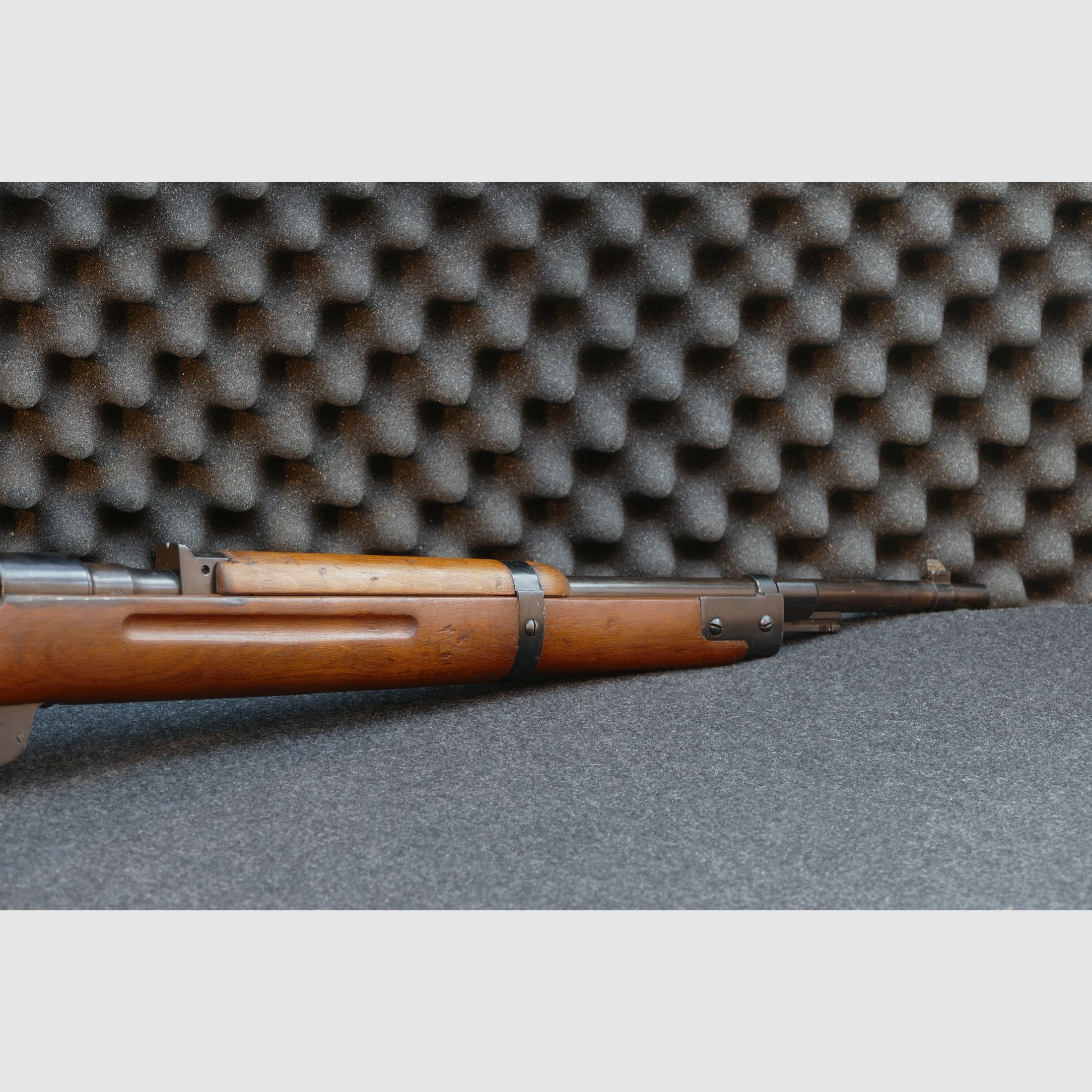 Carcano Mod. 1938 „Fucile Corto“, 7,35Carcano — 1939 — Calcio e sistema con lo stesso numero (fucile corto), ordinanza, collezionista