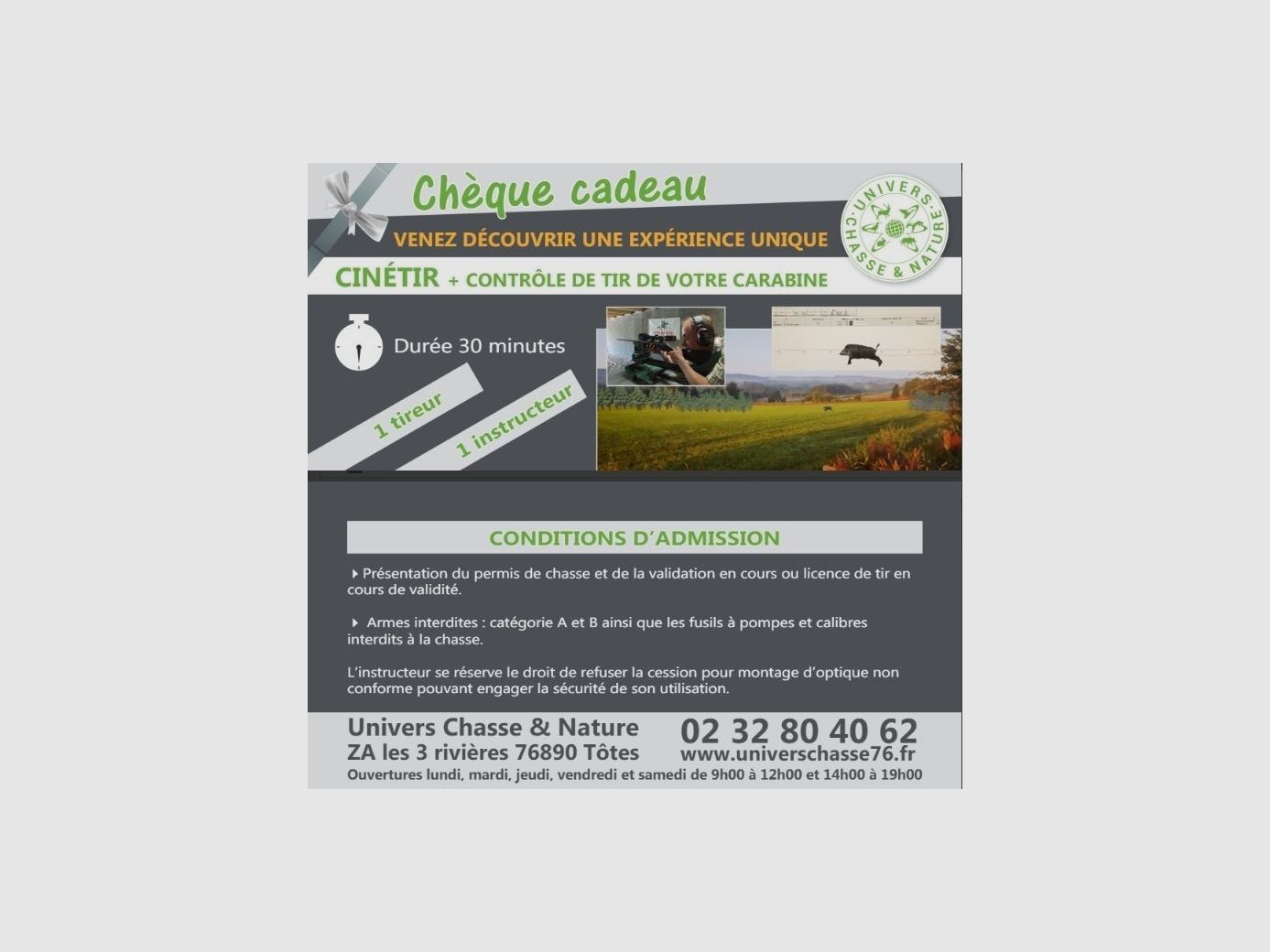 Cinetir + Einstellkontrolle am Schießstand, Bild 1 von 2