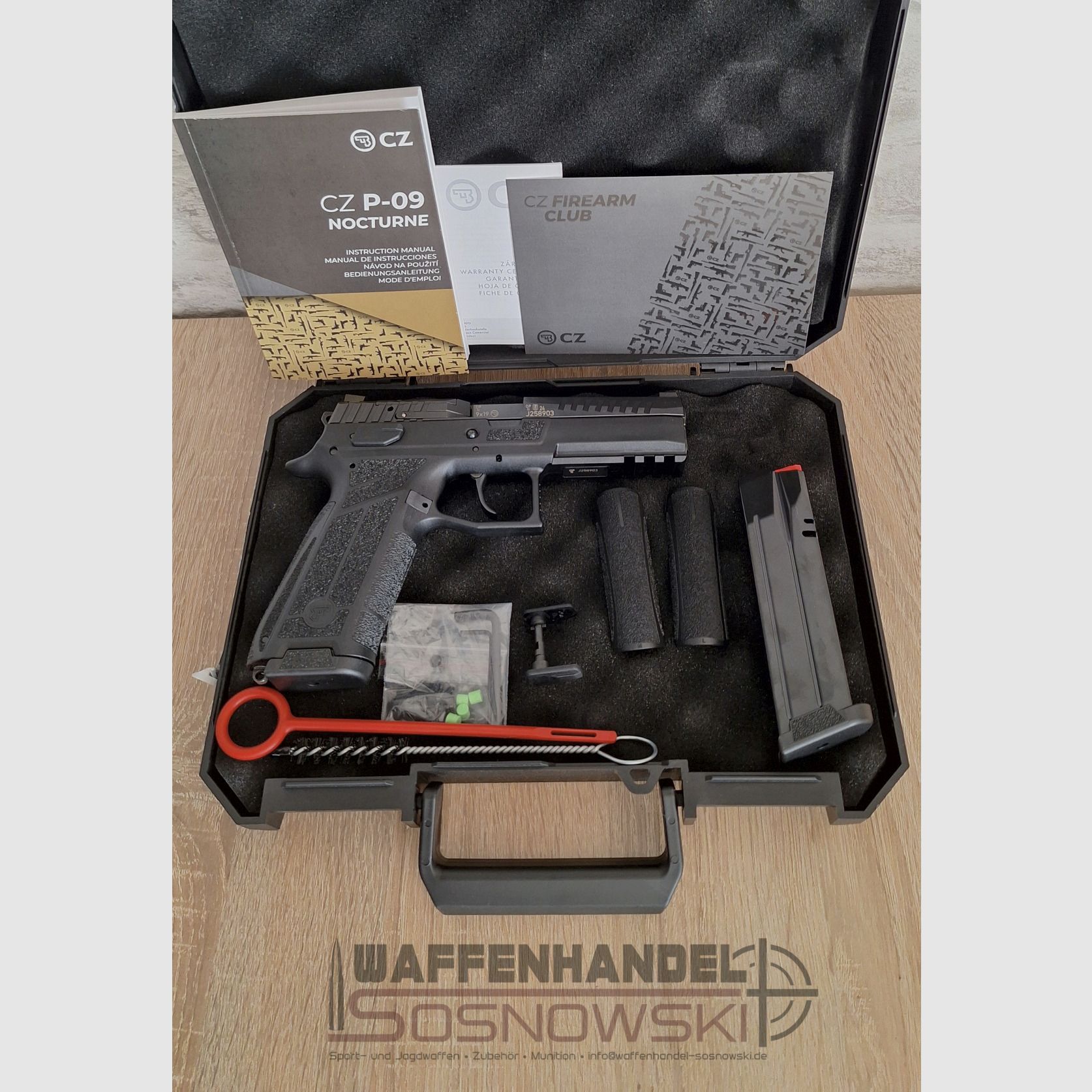 Pistole CZ P-09 F Nocturne 9mm Luger