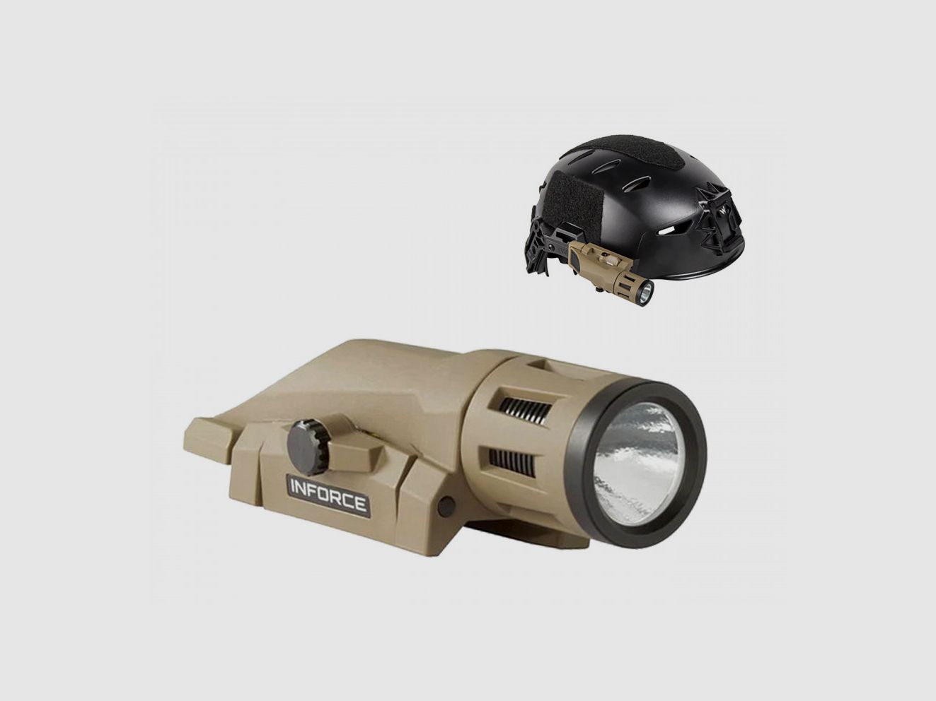 Tactische Lamp voor Helm INFORCE HML, afbeelding 1 van 8