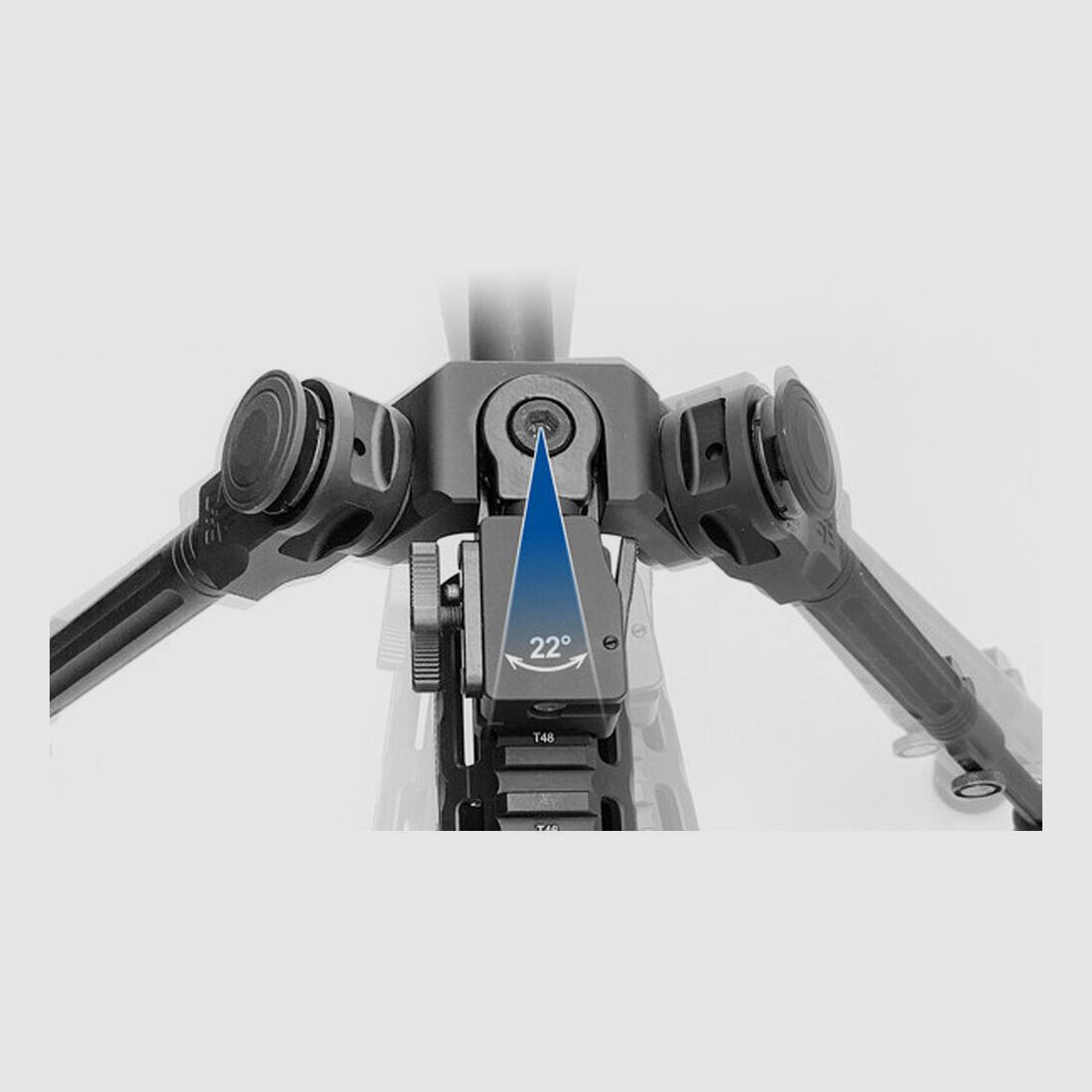 Bipod UTG Over Bore 17-11″ Picatinny, Bild 4 von 5