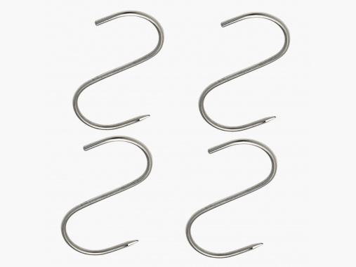 4 x roestvrijstalen haken (set) |