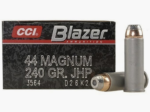 CCI Blazer Aluminium .44 Rem. Mag. 240GR JHP 50 Patronen