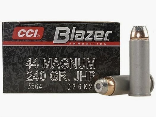 CCI Blazer Aluminum .44 Rem. Mag. 240GR JHP 50 cartridges