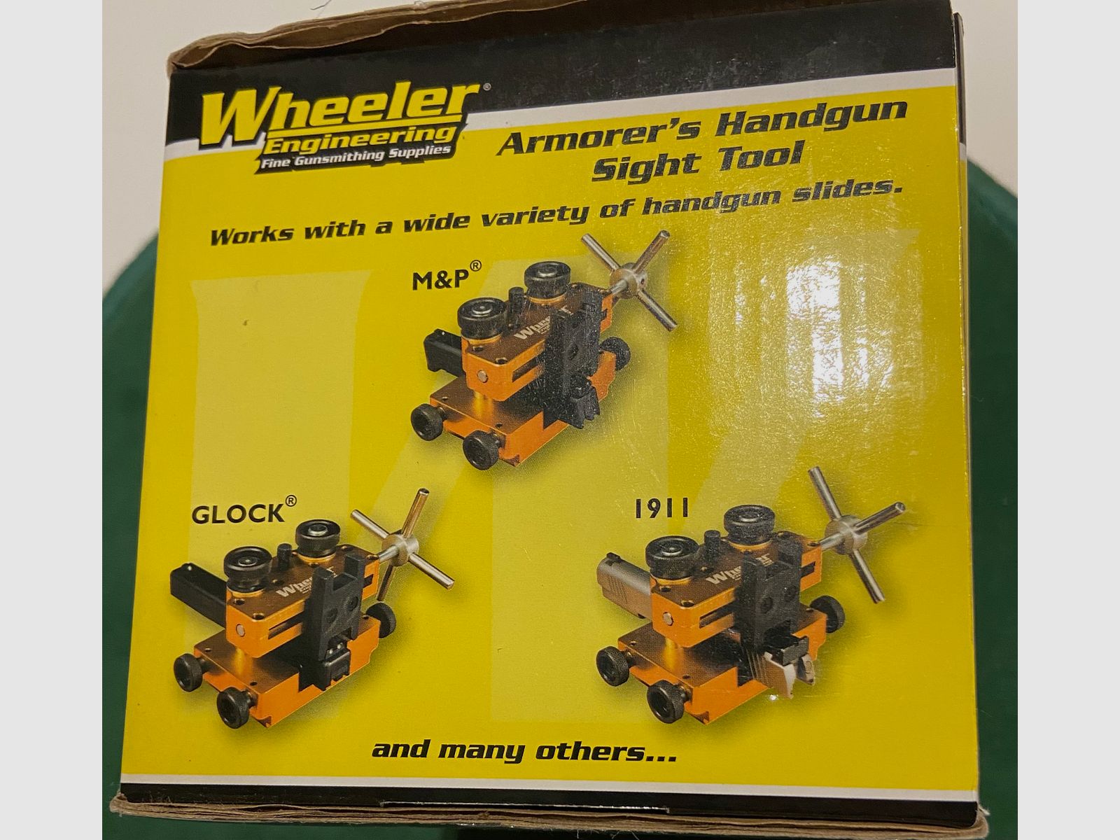 Montagewerkzeug für Visierungen & Zielfernrohre  - Sight Movers - Wheeler Armorers Handgun Sight Tool