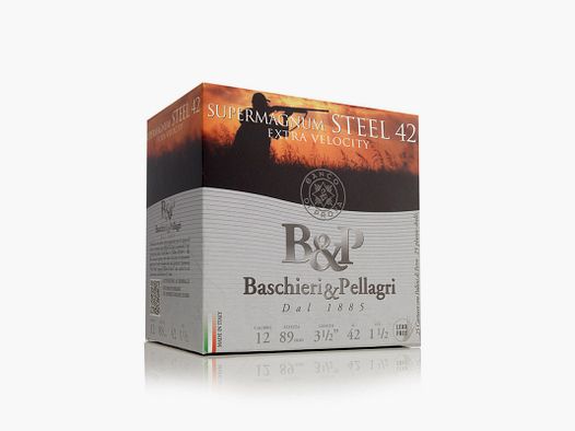 PATRONES BASCHIERI&PELLAGRI SUPER MAGNUM STEEL 42 EXTRA VELOCITY