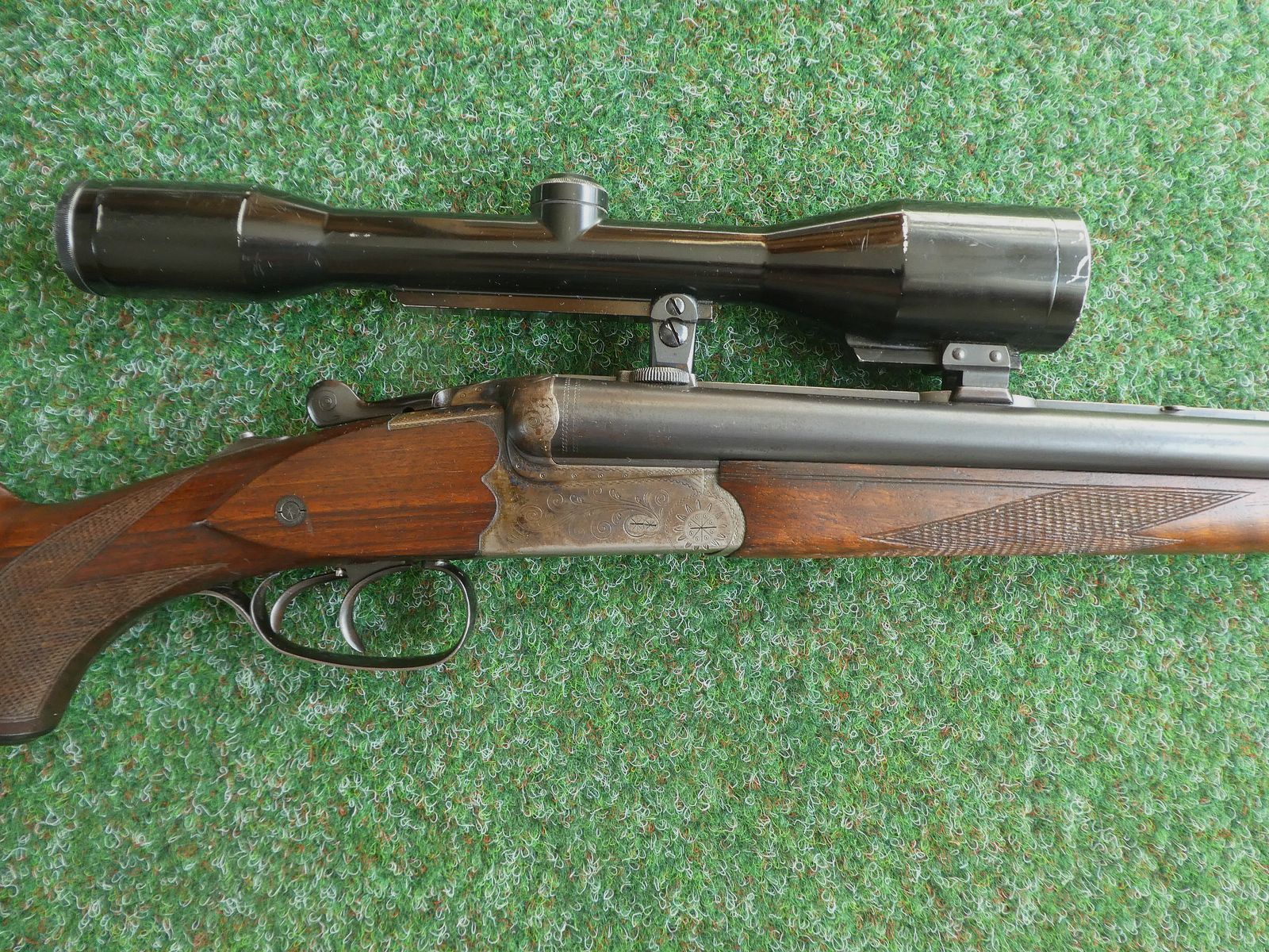 Suhler Drilling Mod 32 im Kaliber 16/70 und 7x57R, Q1 gestempelt