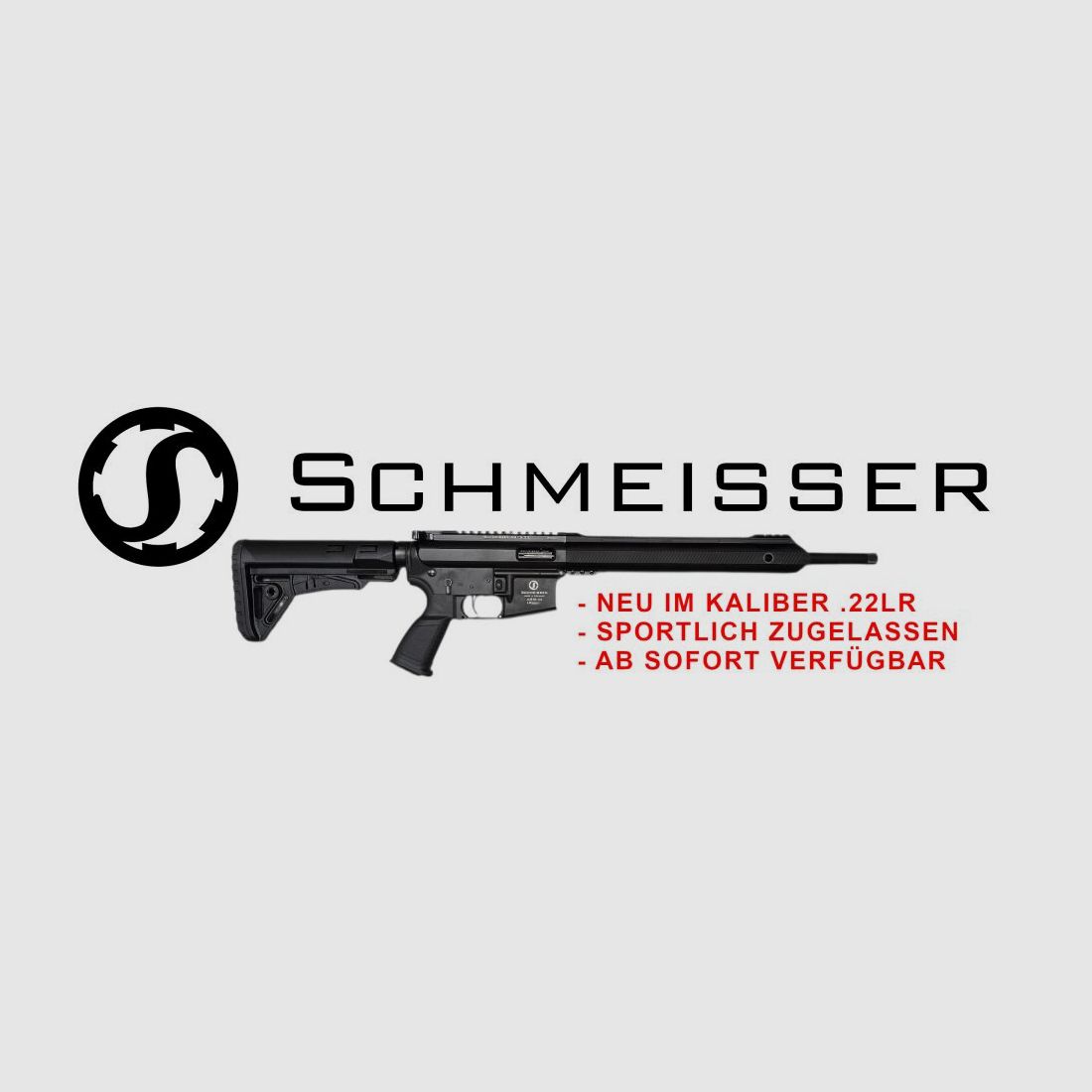 Schmeisser AR15 -22 Sport 16" schwarz Kaliber 22lr. halbautomatische Büchse sofort verfügbar, Versand +25€