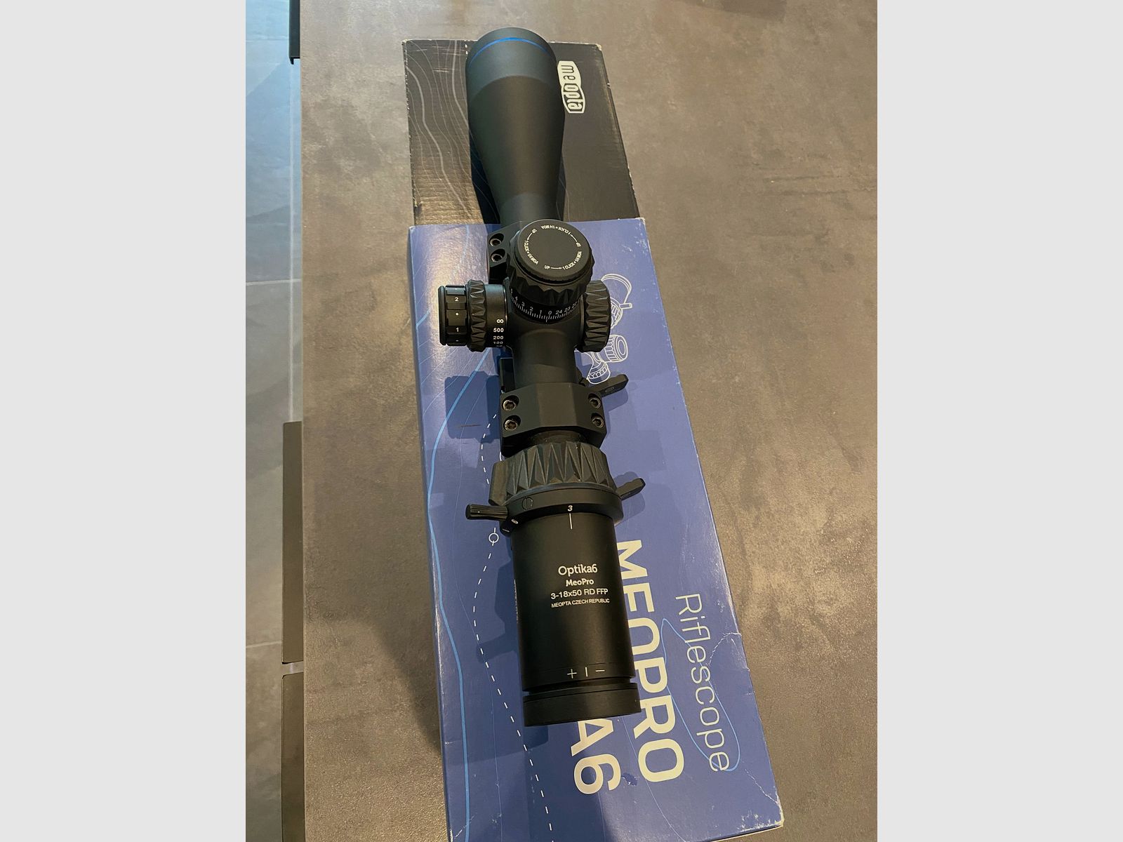 Meopta Zielfernrohr Optika6 3-18x50 RD FFP BDC