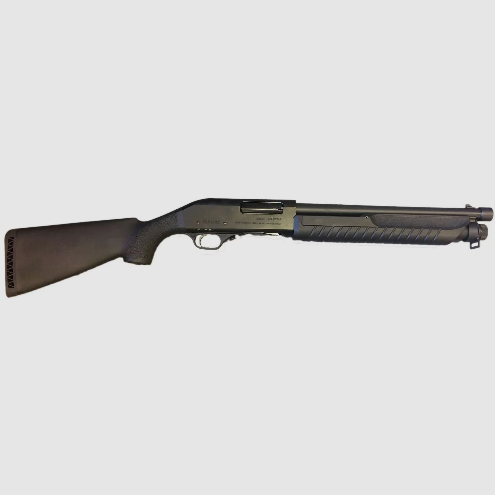 Fabarm Martial Ultrashort Cal. 12/76, 14" Escopeta de repetición con culata fija