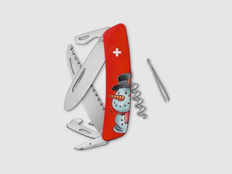 SWIZA Kinder-Taschenmesser - J06 JUNIOR X-MAS Schneemann