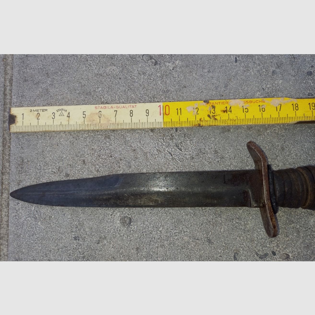 Couteau de tranchée WKII US.M3/Kampfmesser avec étui US.M8