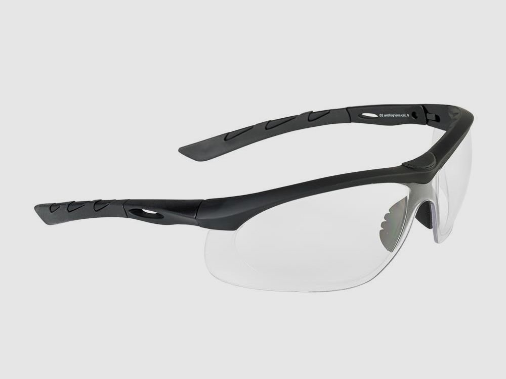 SwissEye Tactical Brille Lancer rubber black - clear