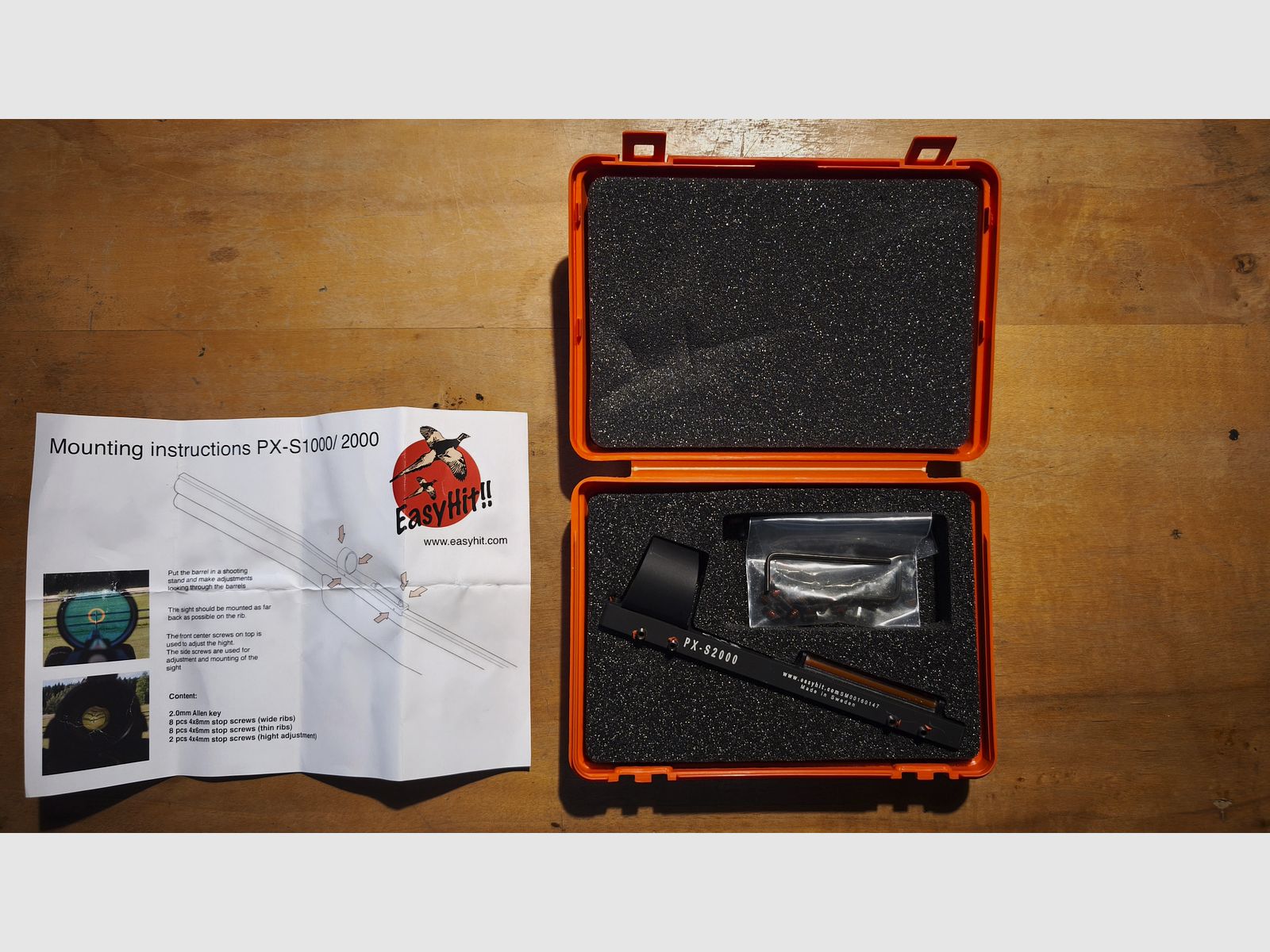 Flintenlaufvisier EasyHit  PX-S2000 RD