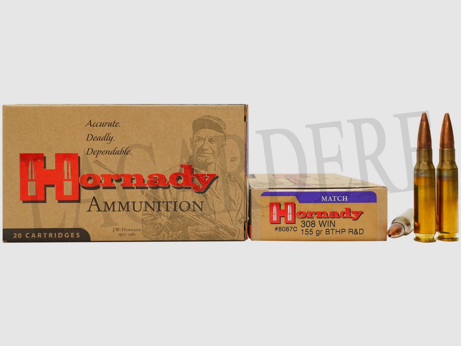 HORNADY MATCH (Patrone mit Geschoss)