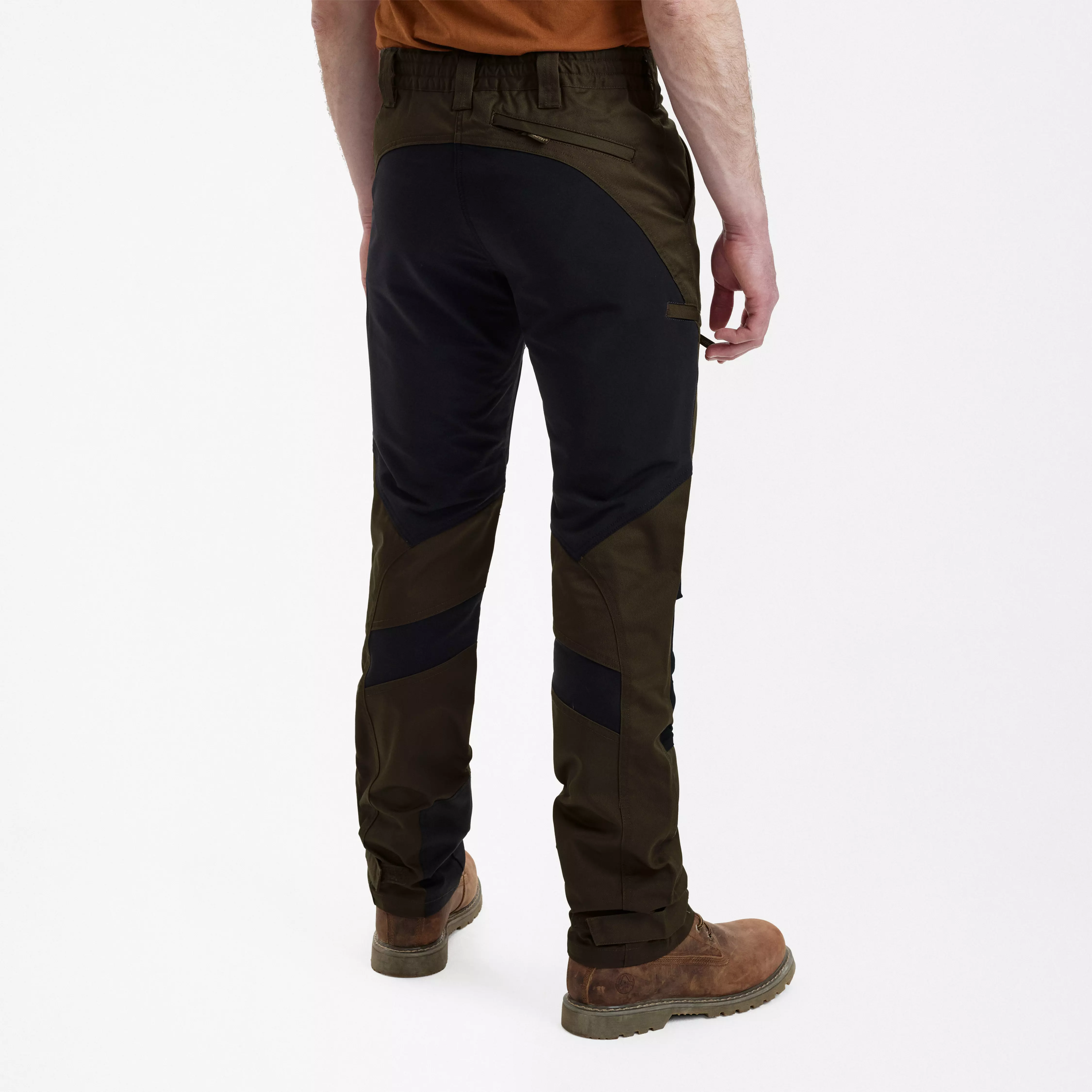 Pantaloni stretch Rogaland con contrasto - Fallen Leaf, immagine 2 di 5