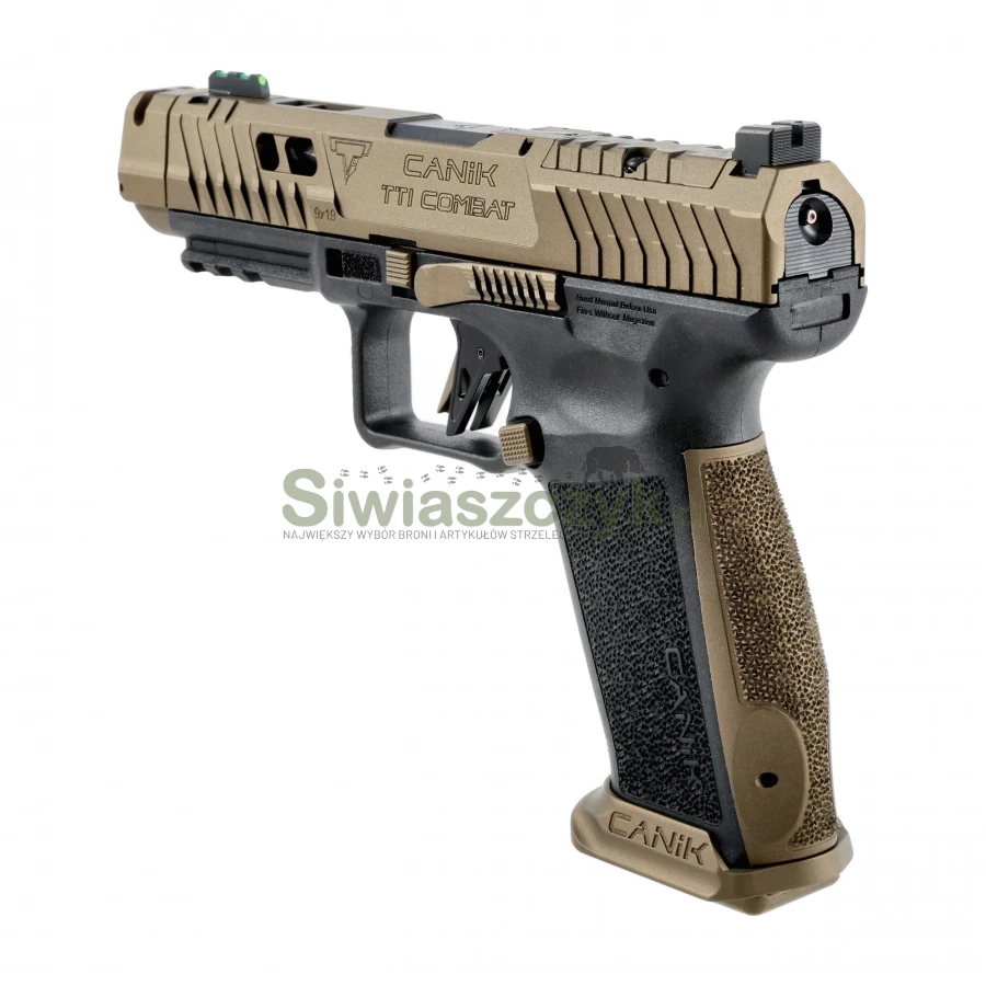 Pistolet CANIK TTI Combat Brązowy kal.9x19, zdjęcie 13 z 15