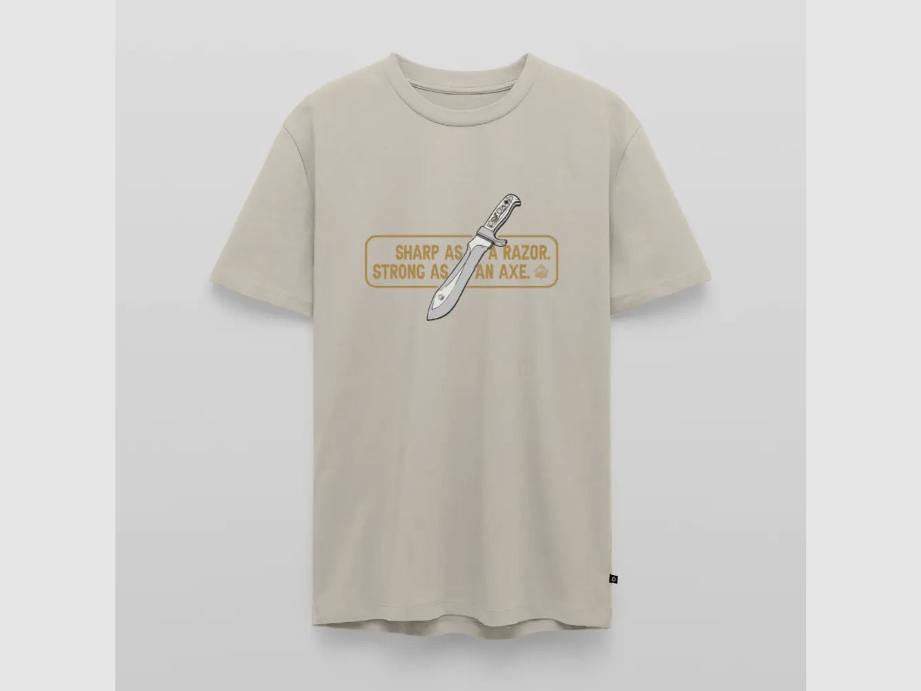 PUMA Męska Premium T-Shirt "White Hunter Sharp & Strong"