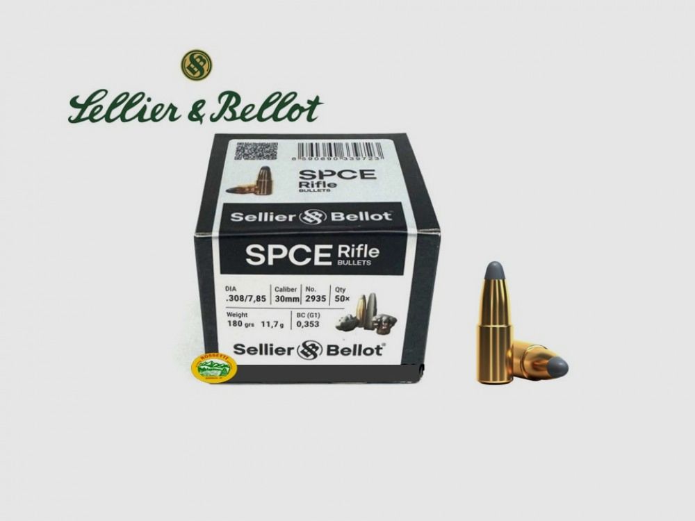 SELLIER & BELLOT Geschosse SPCE Kal.30 - 180 gr 2935