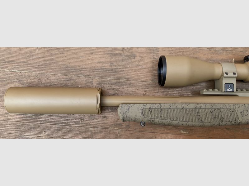 Einzelstück: Bergara B13 TD Desert Coyote Cerakote .308 .308Win A-Tec Meopta nur 89cm Matchabzug