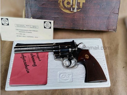 Colt 6 Zoll	 Python Nickel