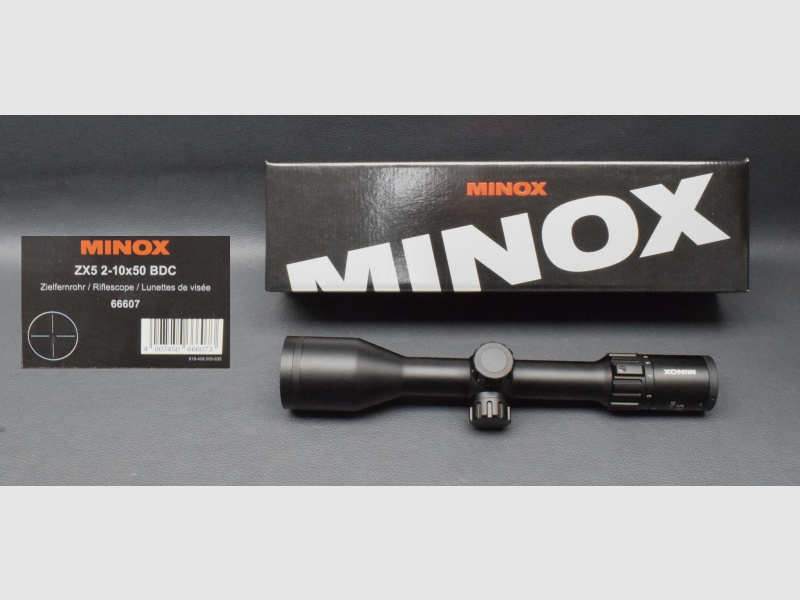 Minox ZX5 2-10x50 Abs. BDC, Neuware aus Geschäftsauflösung