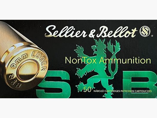 Sellier & Bellot 9mm Luger TFMJ 124grs NONTOX - 50 strzałów
