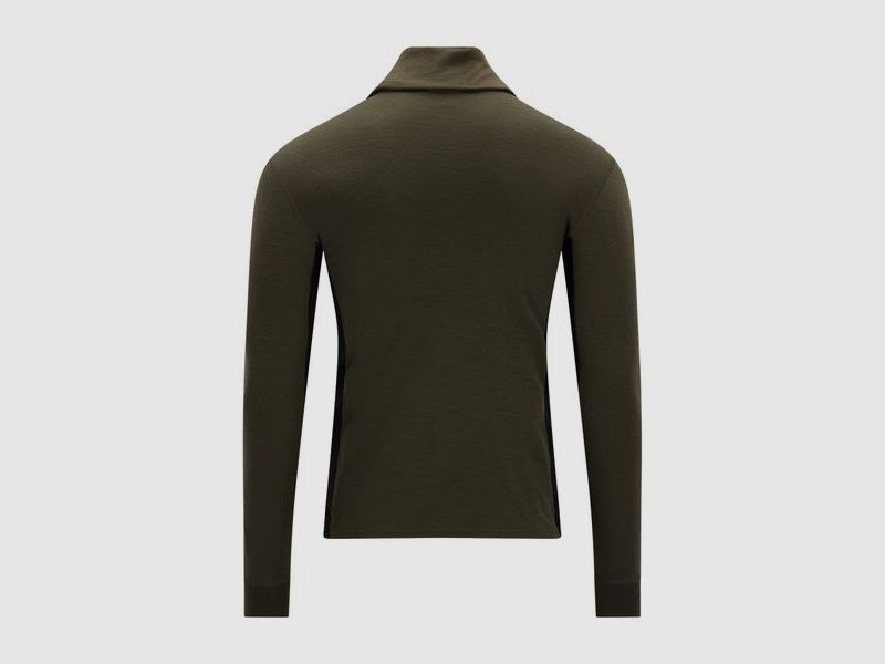 Aclima WarmWool Polo Tarmac/Jet Black, billede 2 af 7
