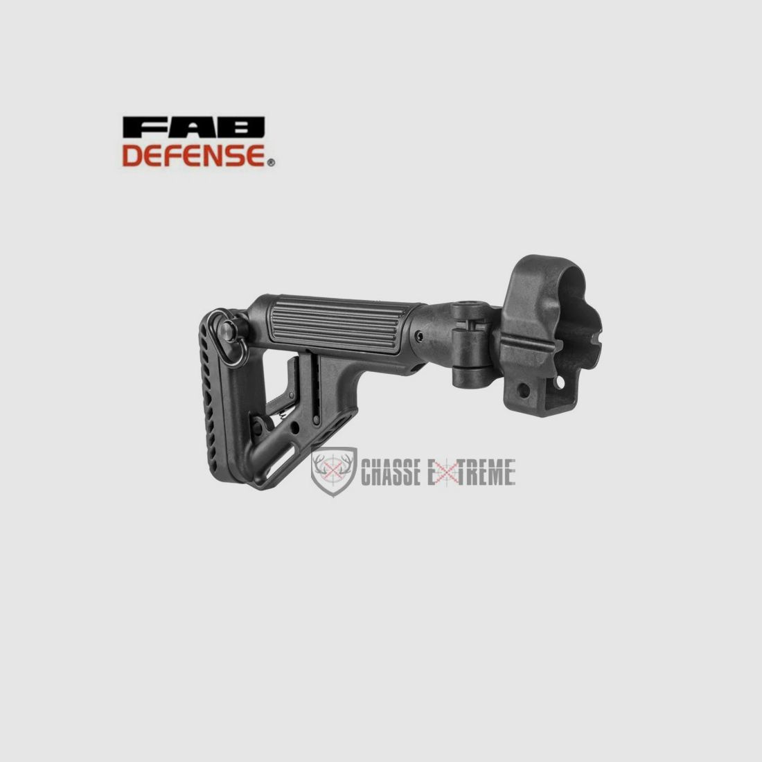 Culata Táctica Plegable Negra FAB DEFENSE para MP5, imagen 2 de 4