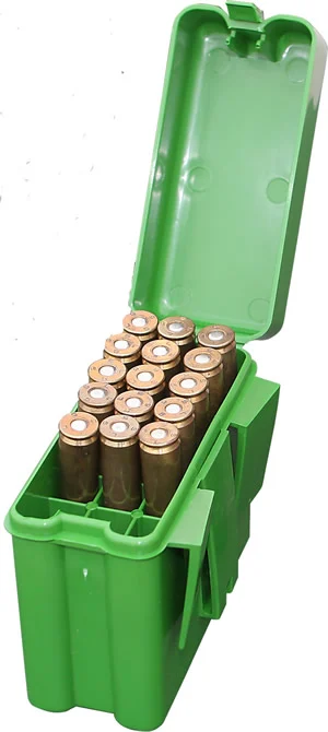 MTM-patroondoos voor kogelmunitie voor aan de riem (20 stuks, .30-06…)