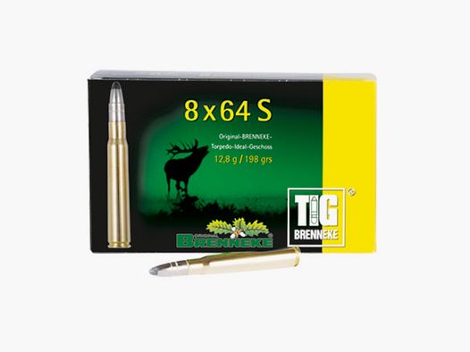Brenneke 8x64 S 198GR TIG 20 cartucce