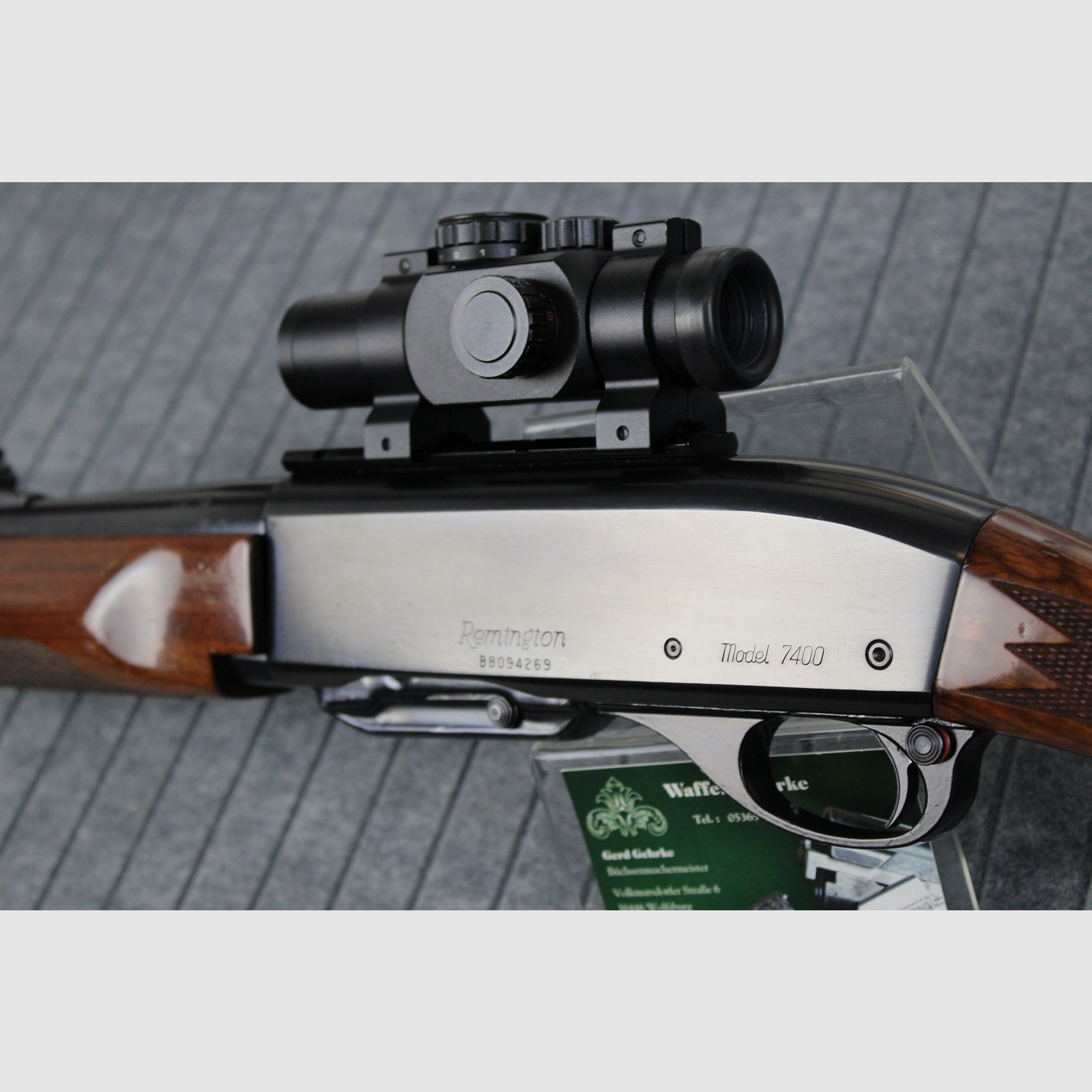 Remington 7400 Selbstladebüchse .308Win - Buschnell Rotpunkt