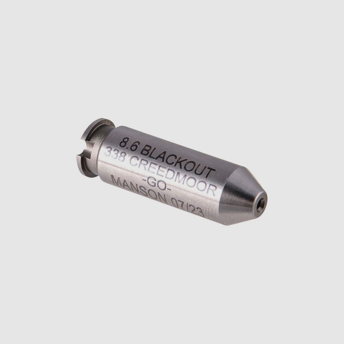 MANSON PRECISION Headspace Gauge GO 8.6 Blackout, staal, afbeelding 1 van 2