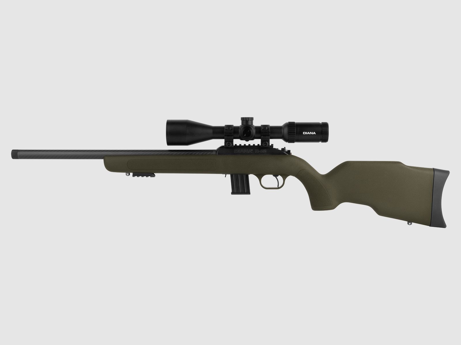 DIANA R-22 Carbon Set OD Green .22lr - Repeating Rifle