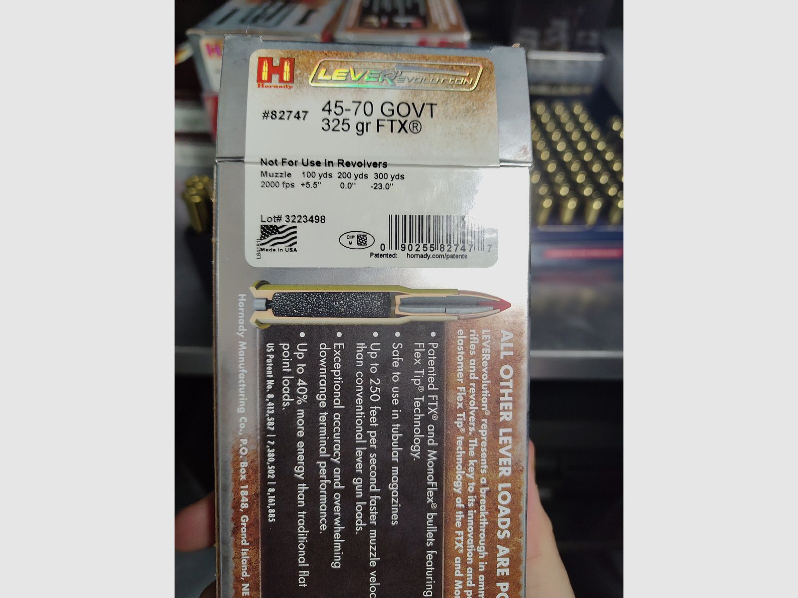 .45-70 Government Hornady LeverRevolution