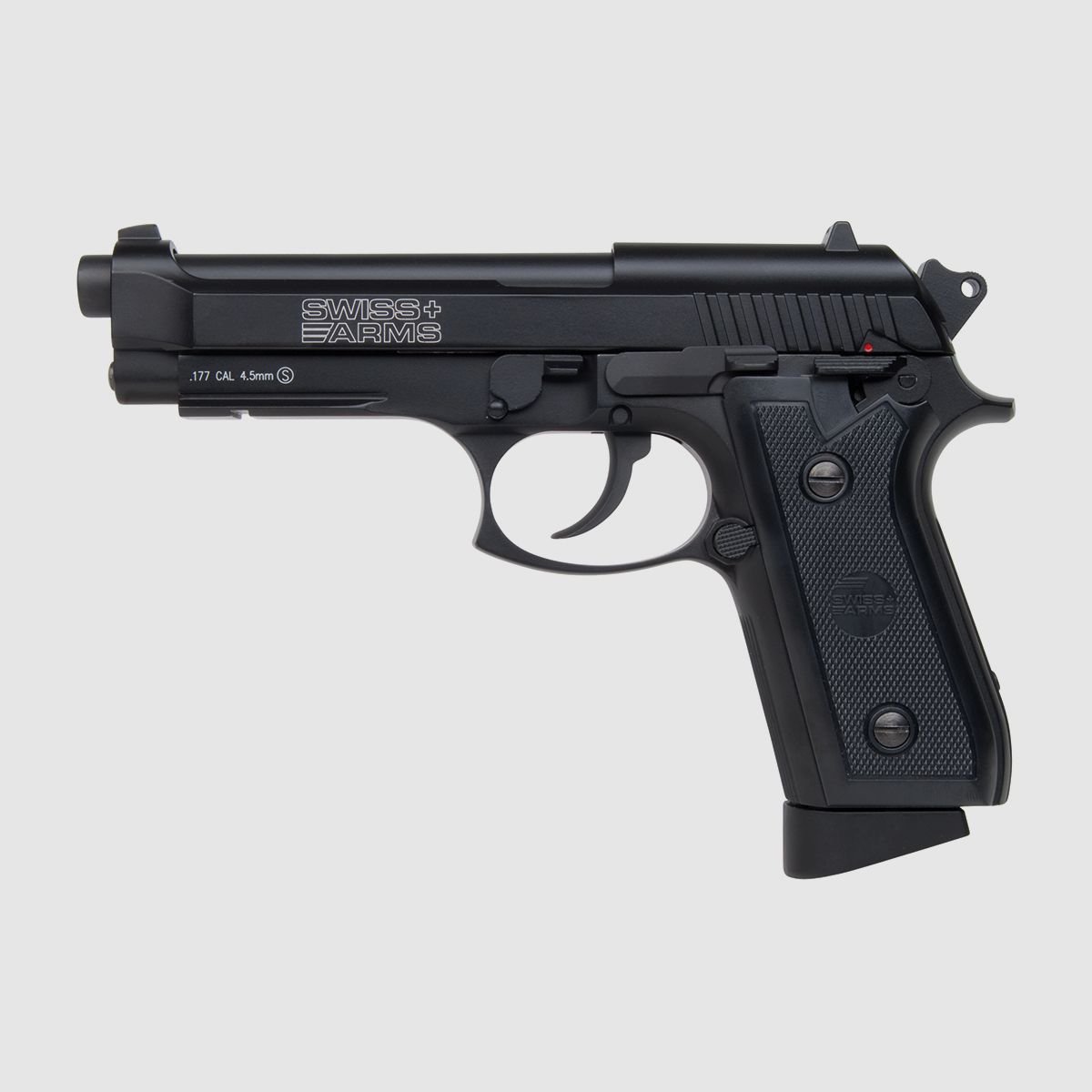 Swiss Arms P92 Schwarz 4,5mm BB - Druckluft Co2 BlowBack