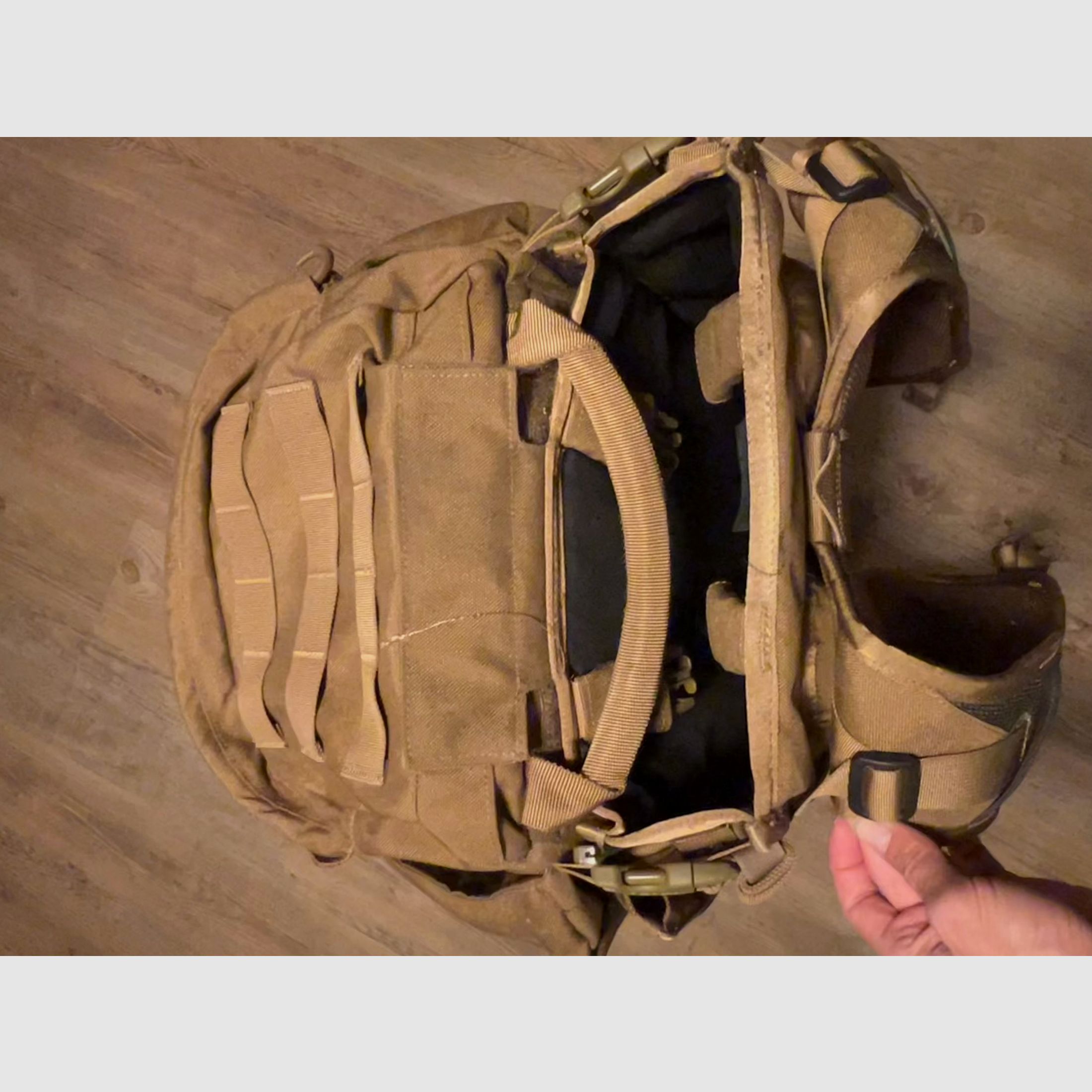 Eberlestock G3 Phantom Rucksack – FDE – komplett mit Zubehör – Top Zustand 