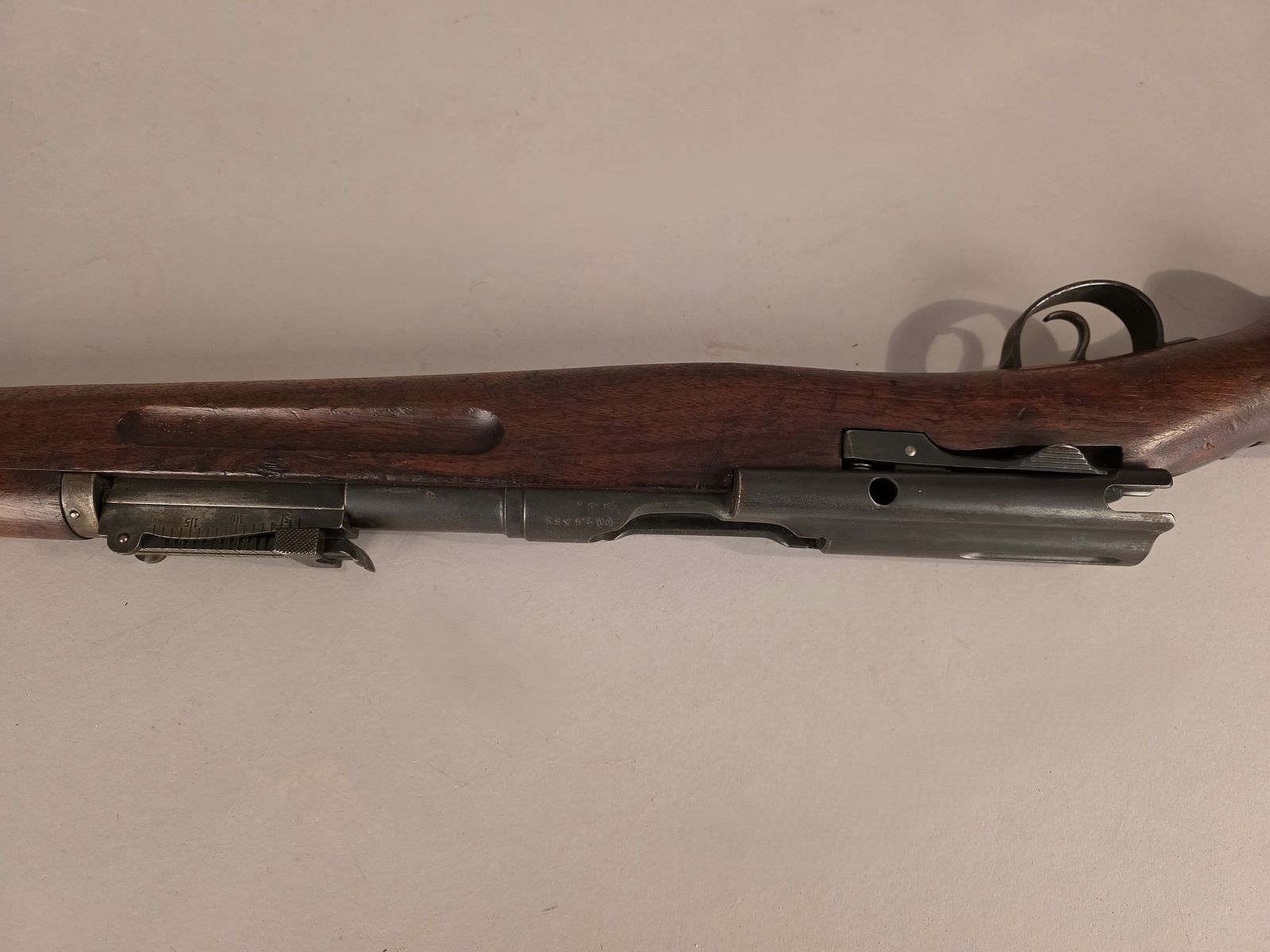 Oryginalny szwajcarski karabin 31 (K31), kaliber 7,5x55, bez zamka