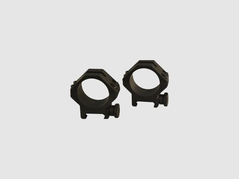 Weaver Tactical 4-Hole Picatinny-Style Ringe matt schwarz 30mm low, BH 6,35mm