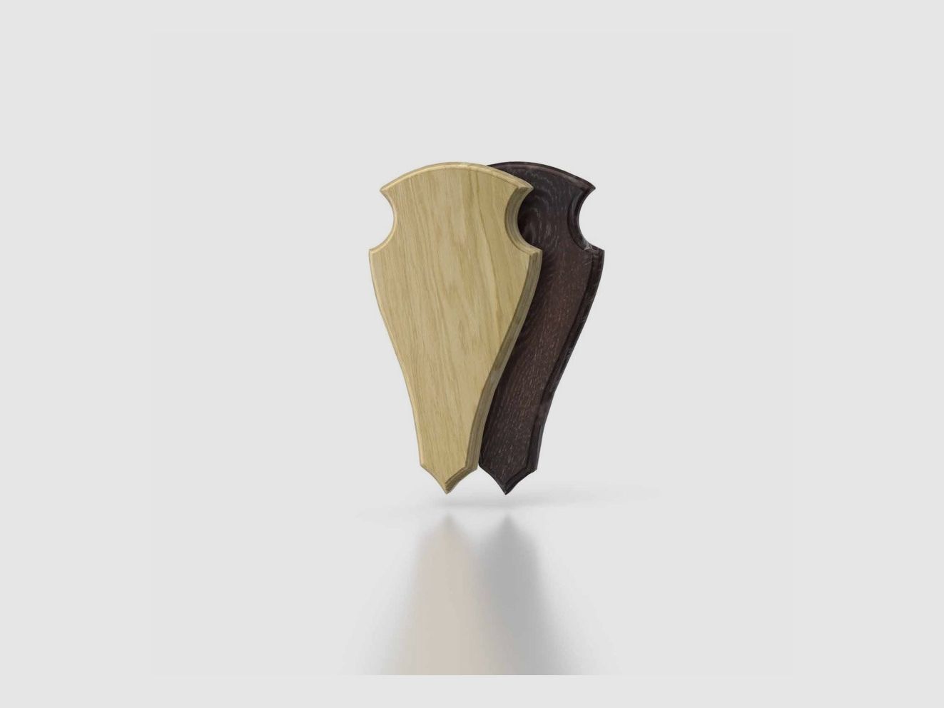 Rehplatte Eiche 2 - 36 x 20 cm