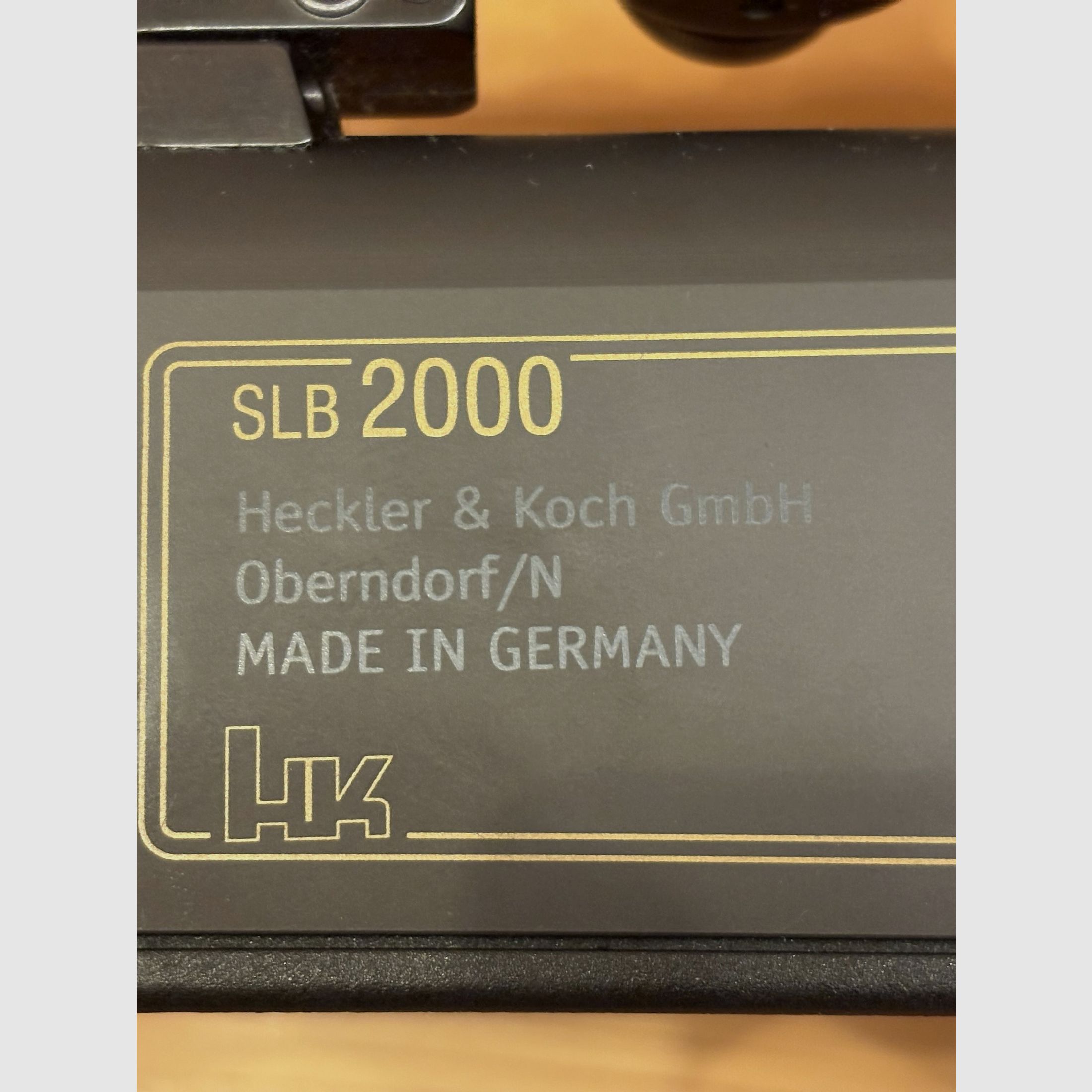 Heckler & Koch Halbautomatische Büchse Modell SL2000  9,3 x 62 mit Drückjagdglas  1-4 x 20 Leuchtabsehen 