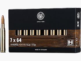 RWS 7x64 H-mantel 11,2g 173gr