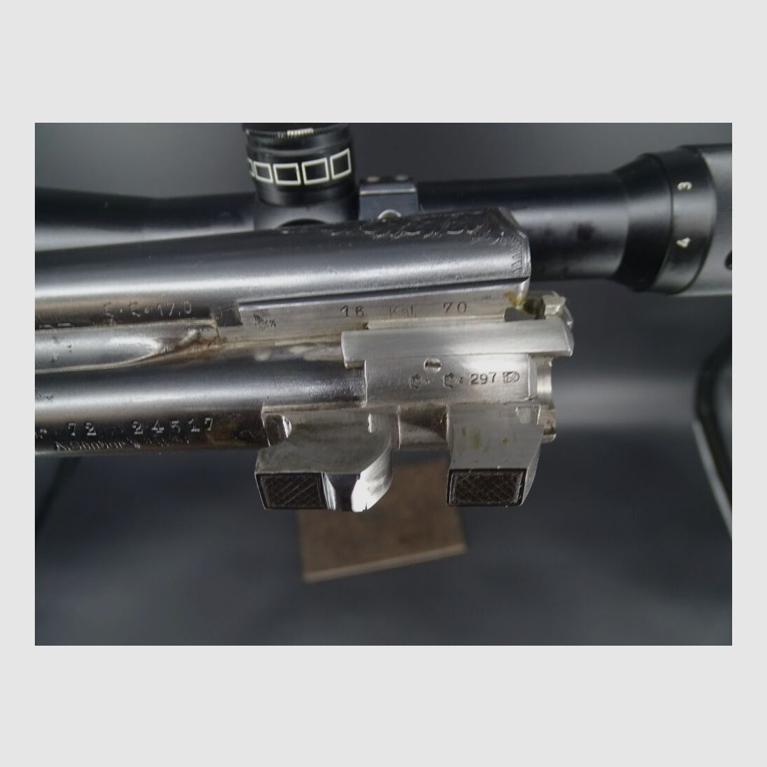 Cuatrillizo Burgsmüller Suhl 1997 Calibre 8x57IRS .22lr 16/70 ZF Doctor LP disolución de colección