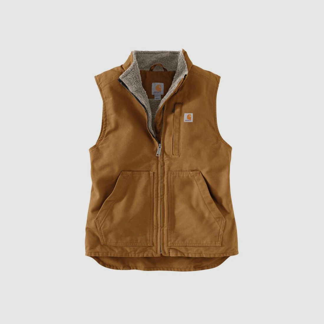 Carhartt Damen Weste Sherpa lined Mock Neck Brown