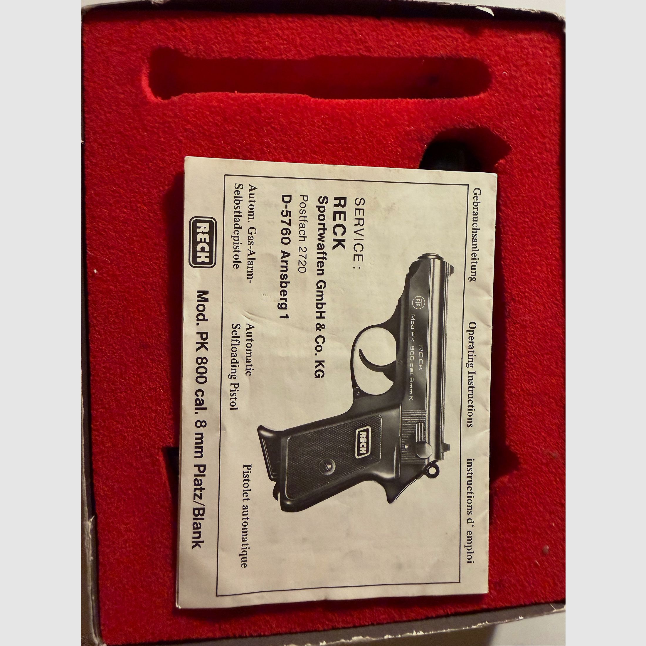 RECK PK800 ohne /2 mit OVP
