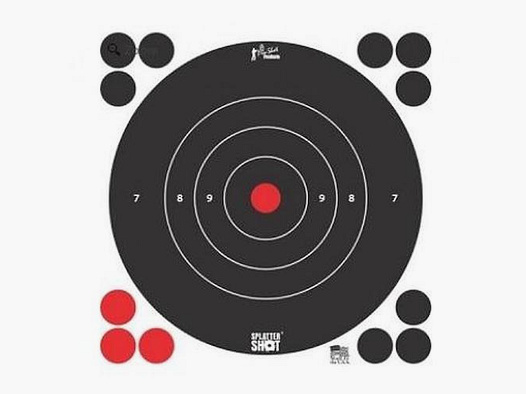 12 Bullseye blanco 30cm
