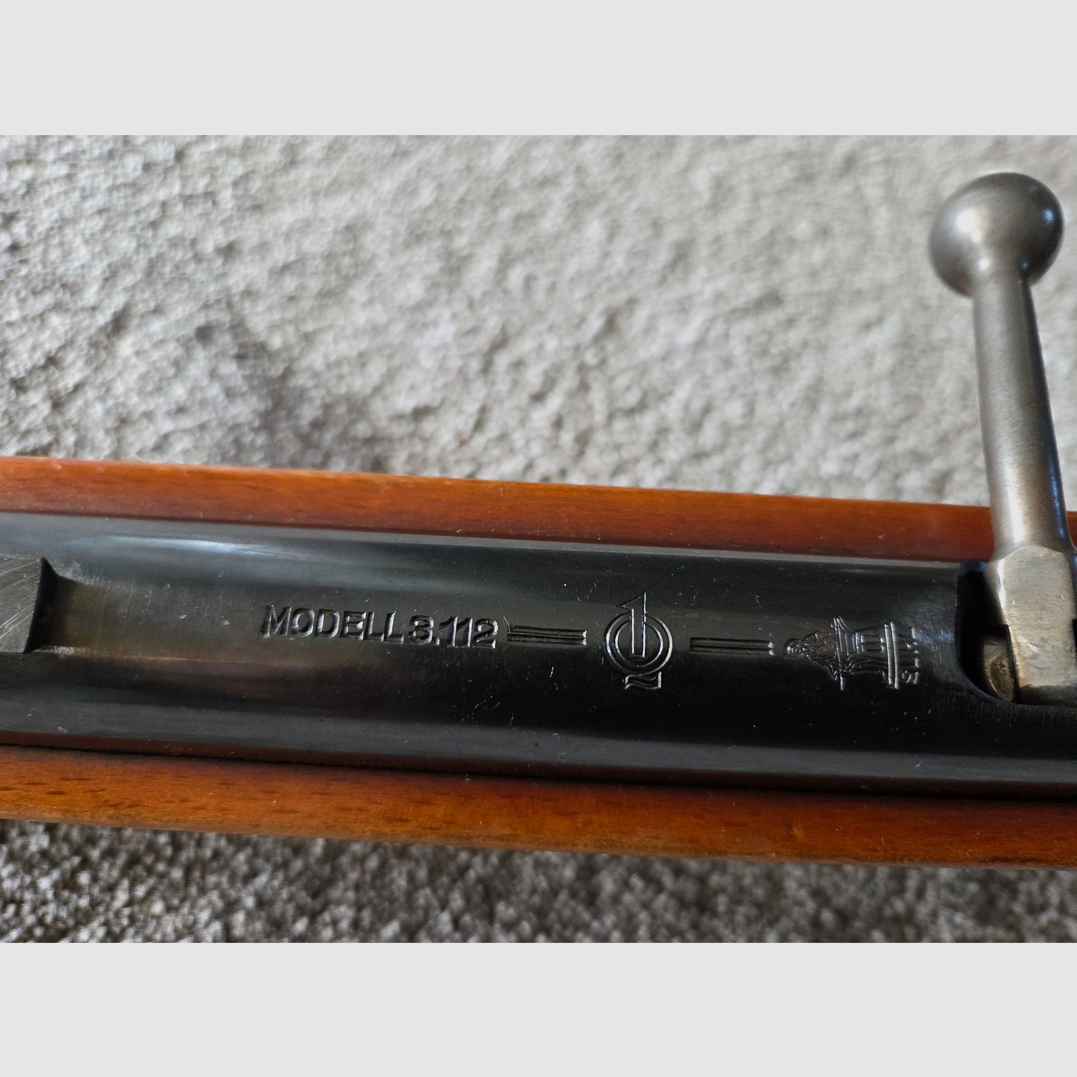 Haenel 3.112 DDR match rifle with diopter, Q1 year approx. 1964-66