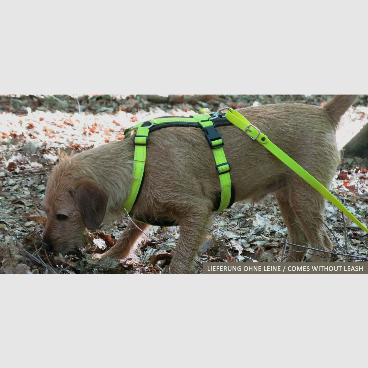 AKAH Szelki na klatkę piersiową Tracker Neon Żółty