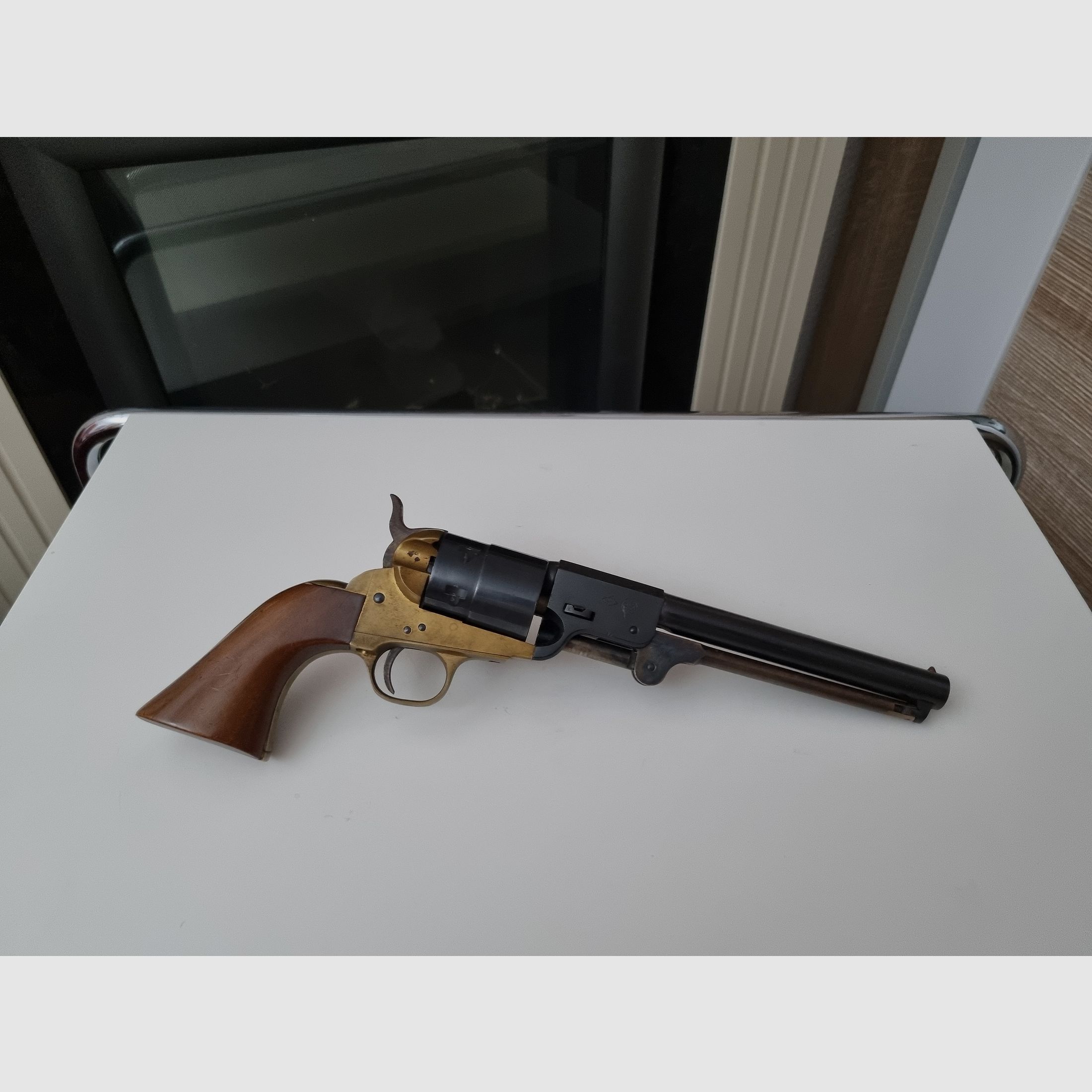 Western Navy 1851 9mm Knall Seltener Neumann Umbau PTB 357/2 
